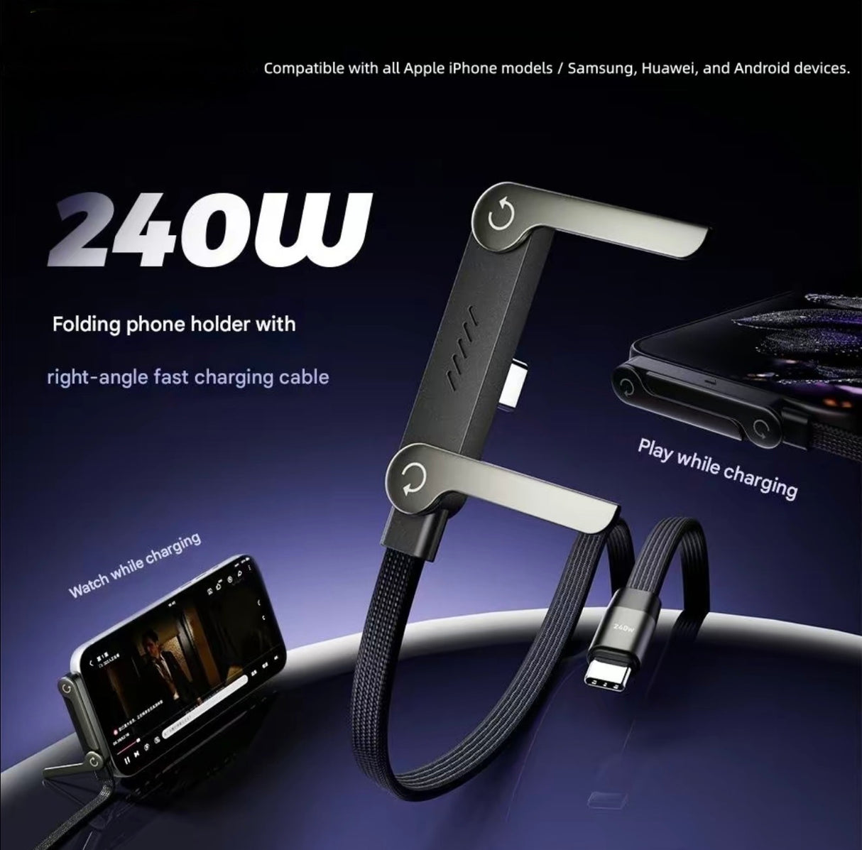 ChargeStand 2-in-1 Cable