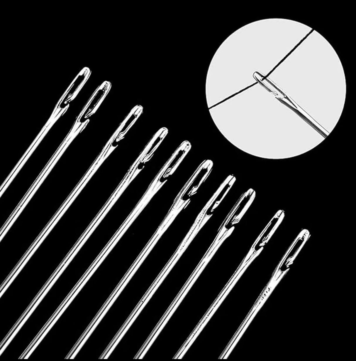 Wodden Case Needle Set