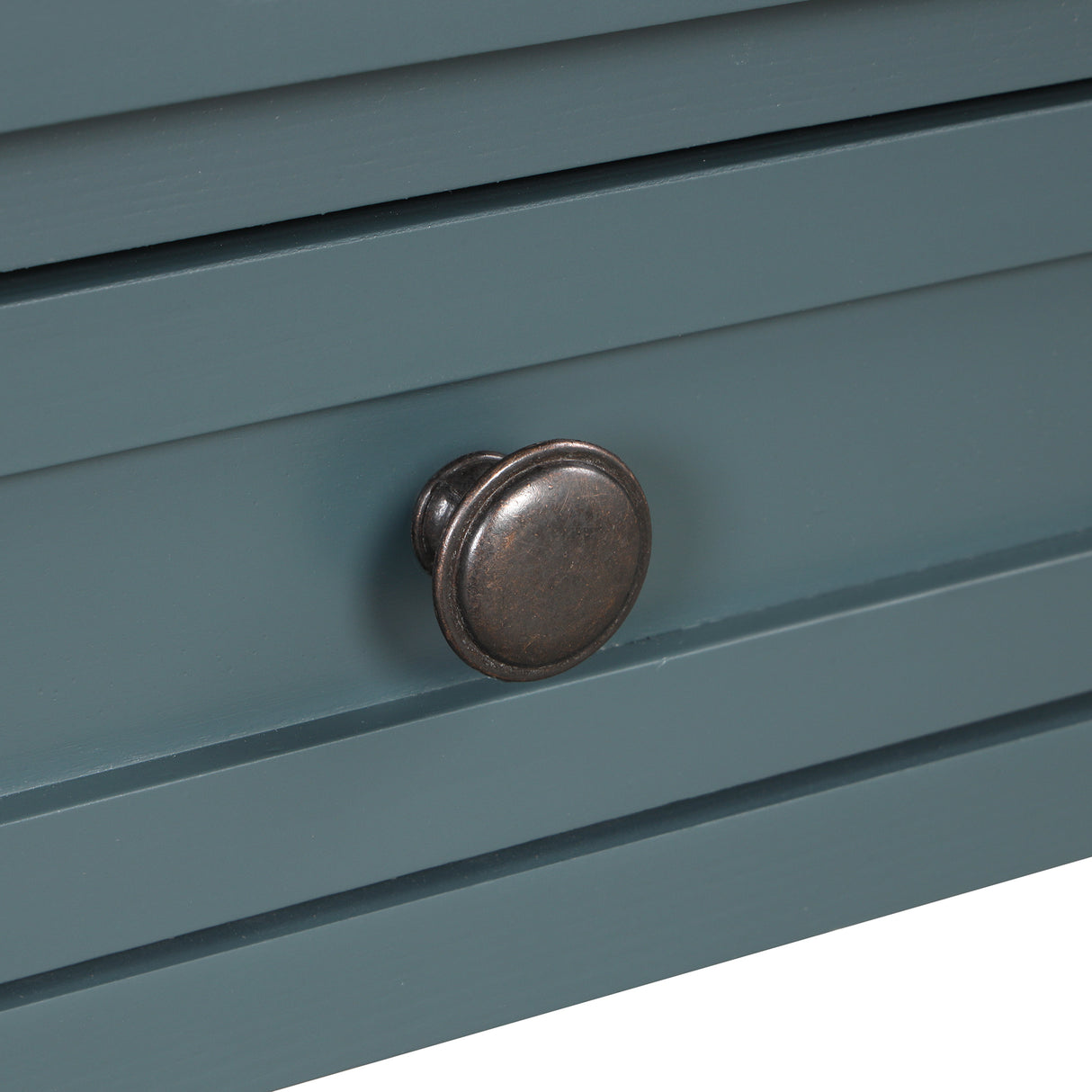 36'' Farmhouse Pine Wood Console Table Entry Sofa Table with 4 Drawers & 1 Storage Shelf ( Blue) - V.I.P Digital Presence