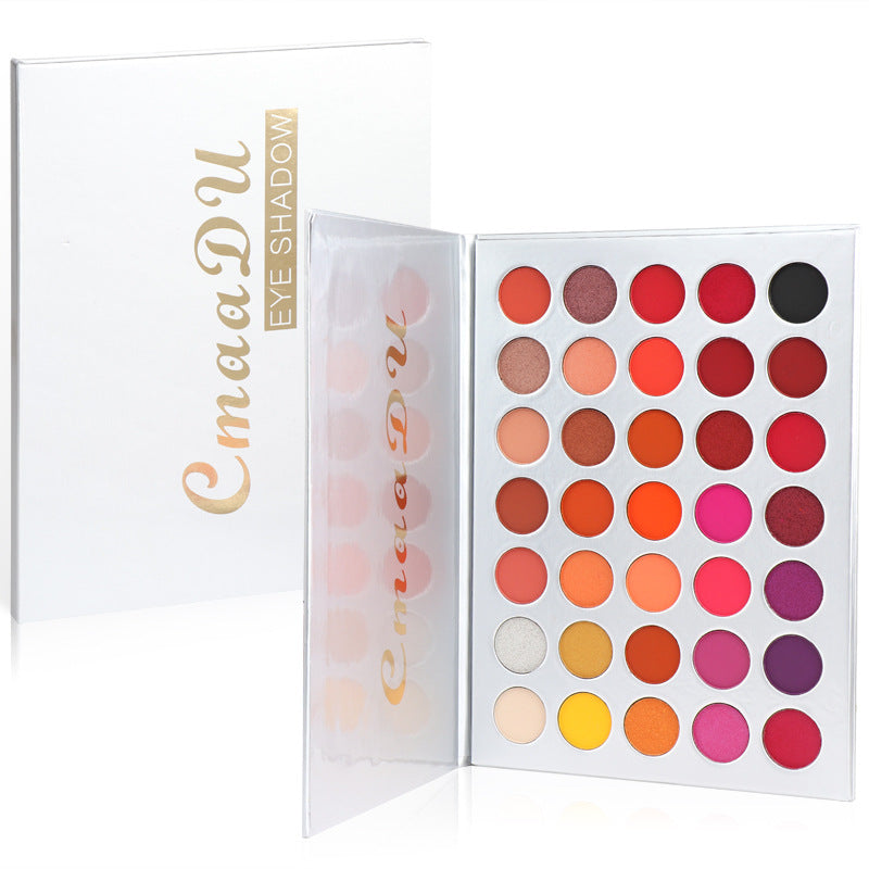 CmaaDu 35 Colors Matte Eyeshadow Metal Waterproof Pearl Glitter Eyeshadow Palette - V.I.P Digital Presence