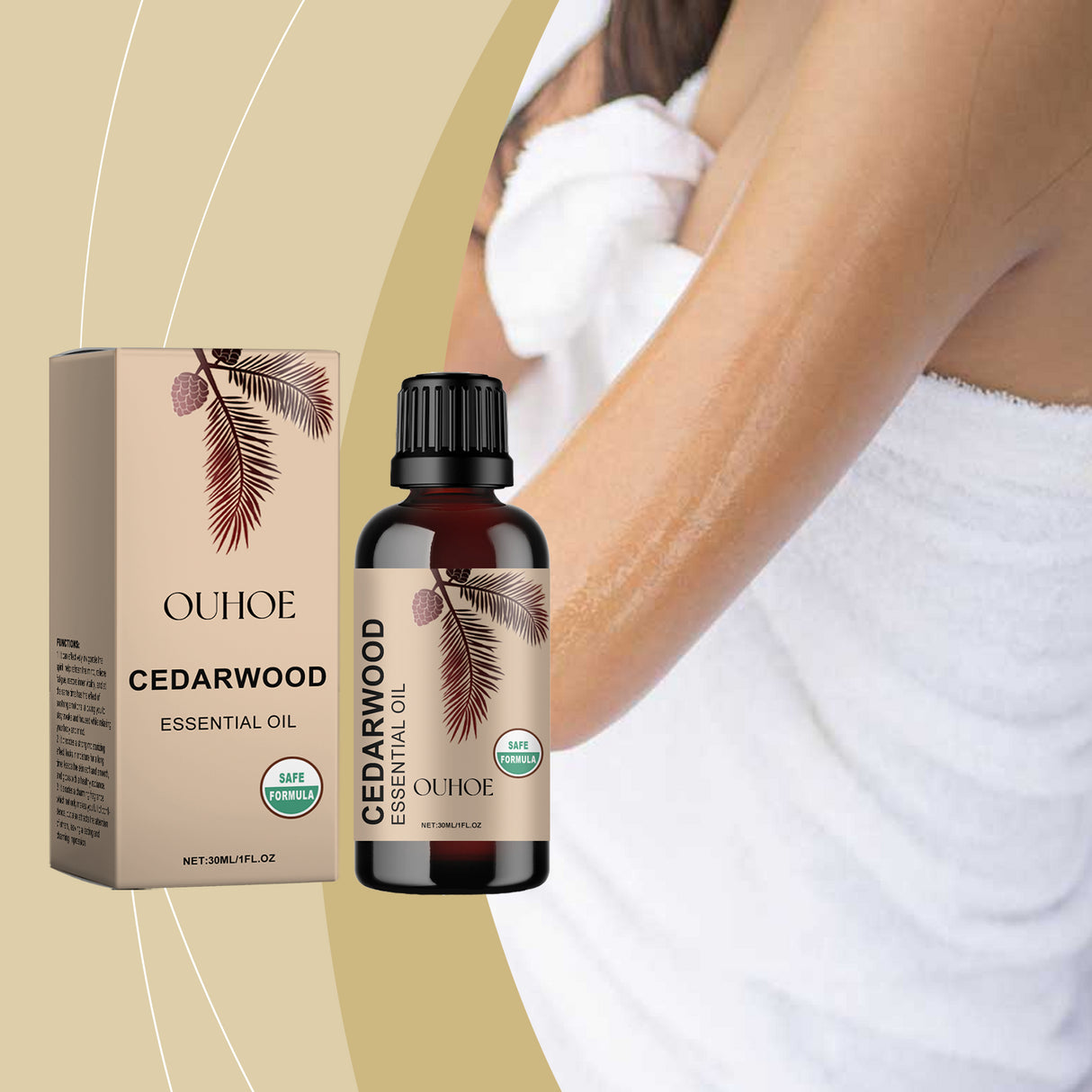 Cedar Soothing Essential Oil, Moisturizing And Soothing Balance Delicate Niche Fragrance Massage Oil