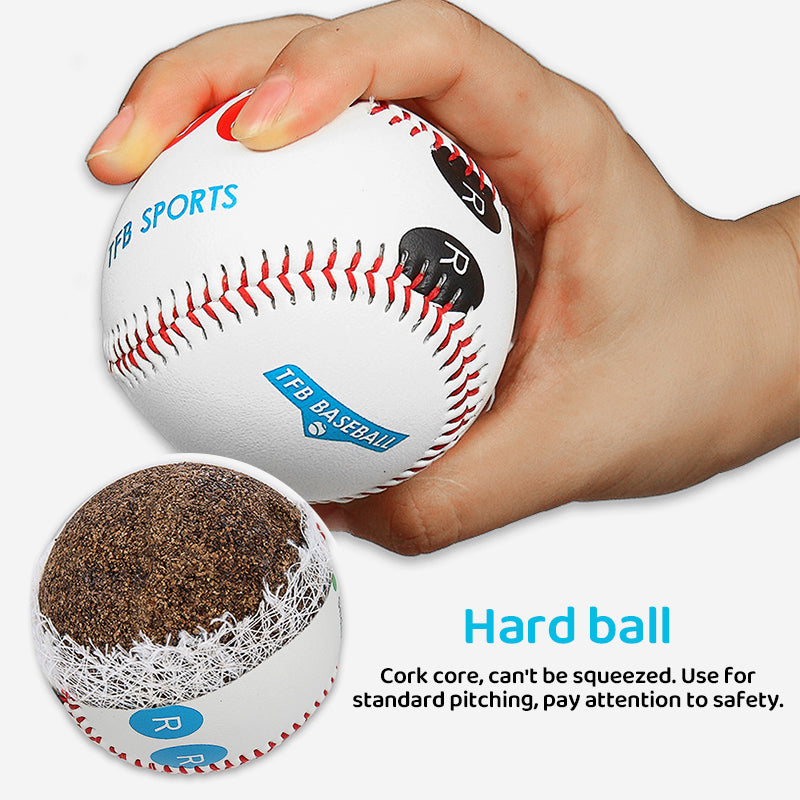9 Inch Competition Training Baseball with Finger Placement Markers Games Practice Baseball Training Aid for Pitching - V.I.P Digital Presence
