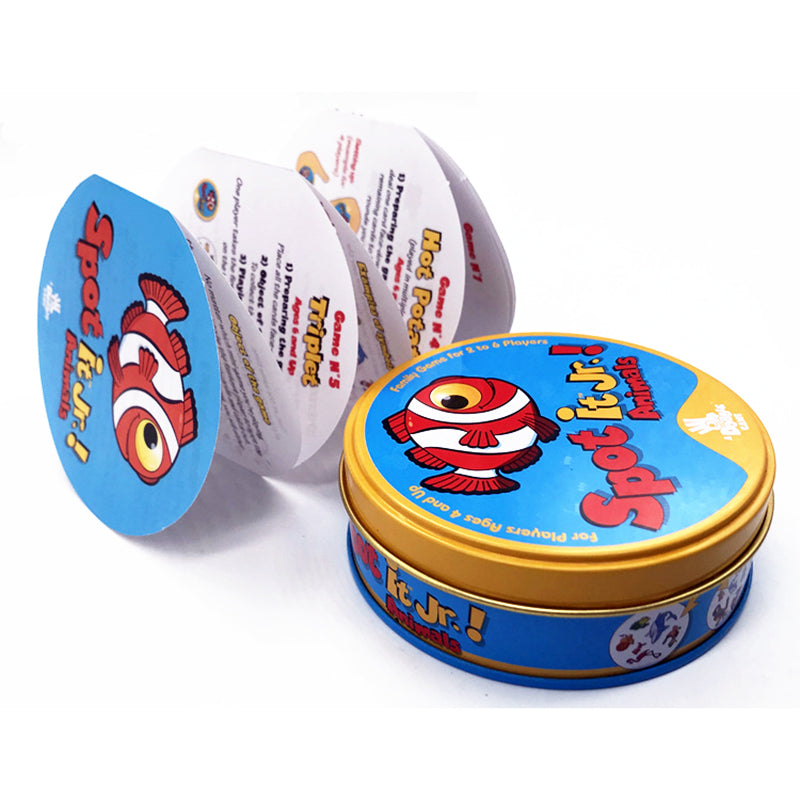 New 4 Version Spot Game it Spot Card Board Game Kids Gift with Metal Box - V.I.P Digital Presence