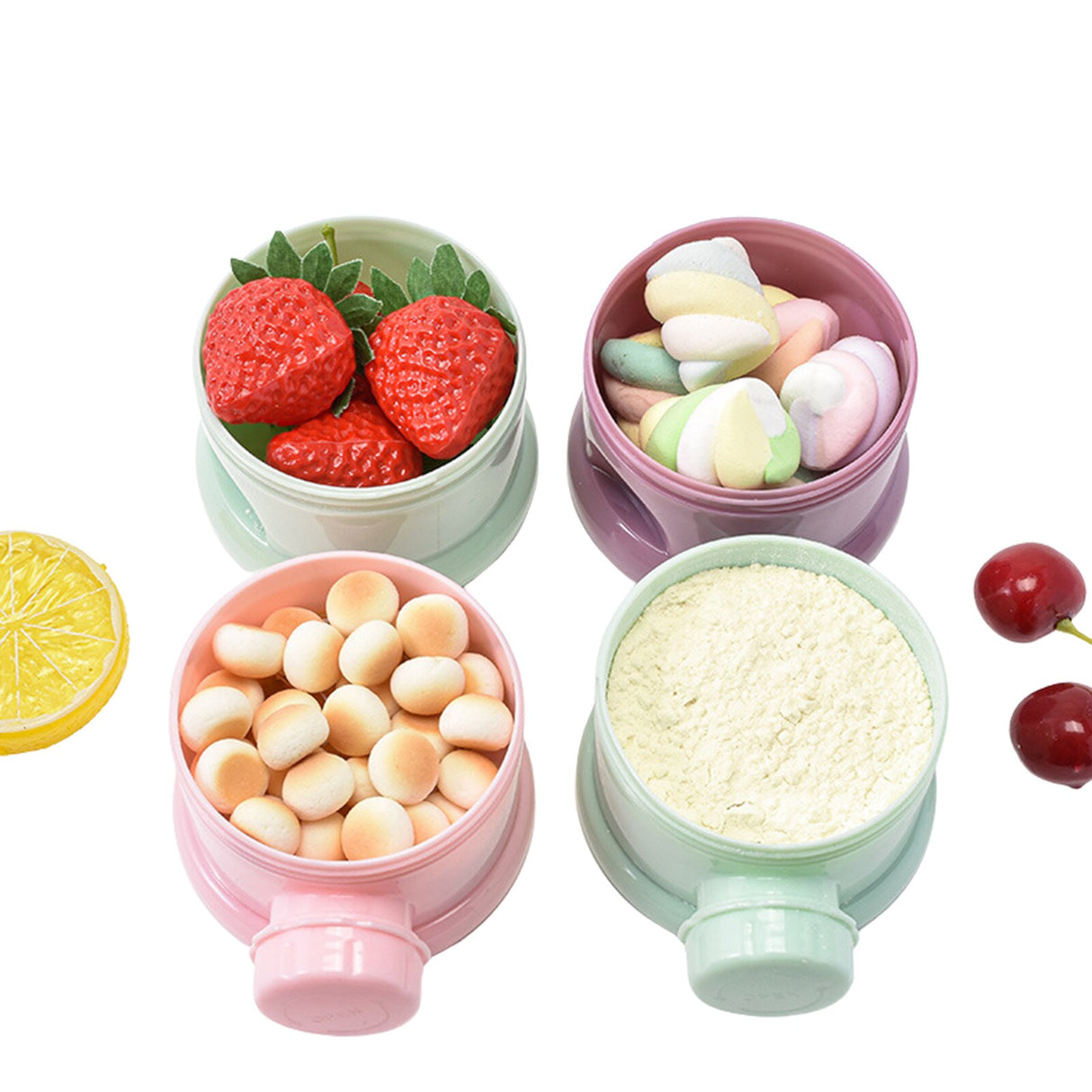 4 Layers Formula Container Large-capacity Baby Formula Dispenser Infant Milk Powder Storage Box Food Container Snack Cups - V.I.P Digital Presence