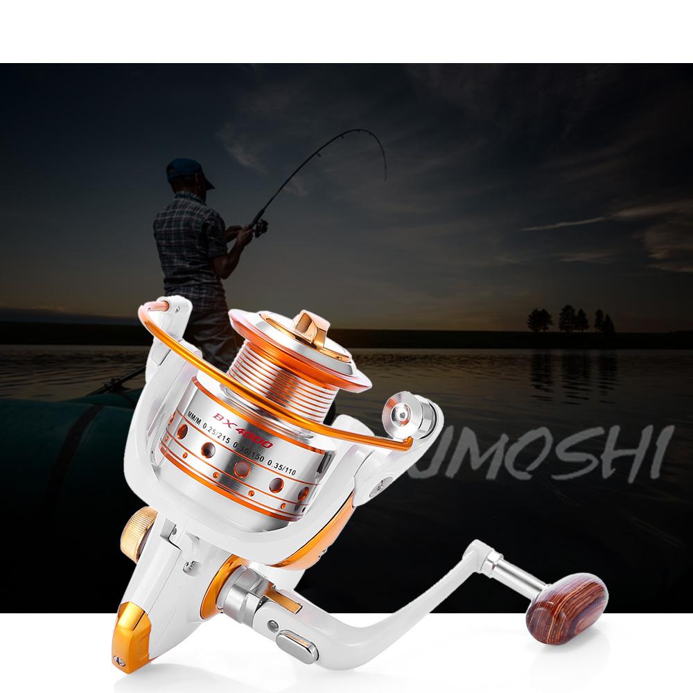 YUMOSHI 12 + 1BB Full Metal Fishing Spinning Reel With Exchangeable Arm Rocker