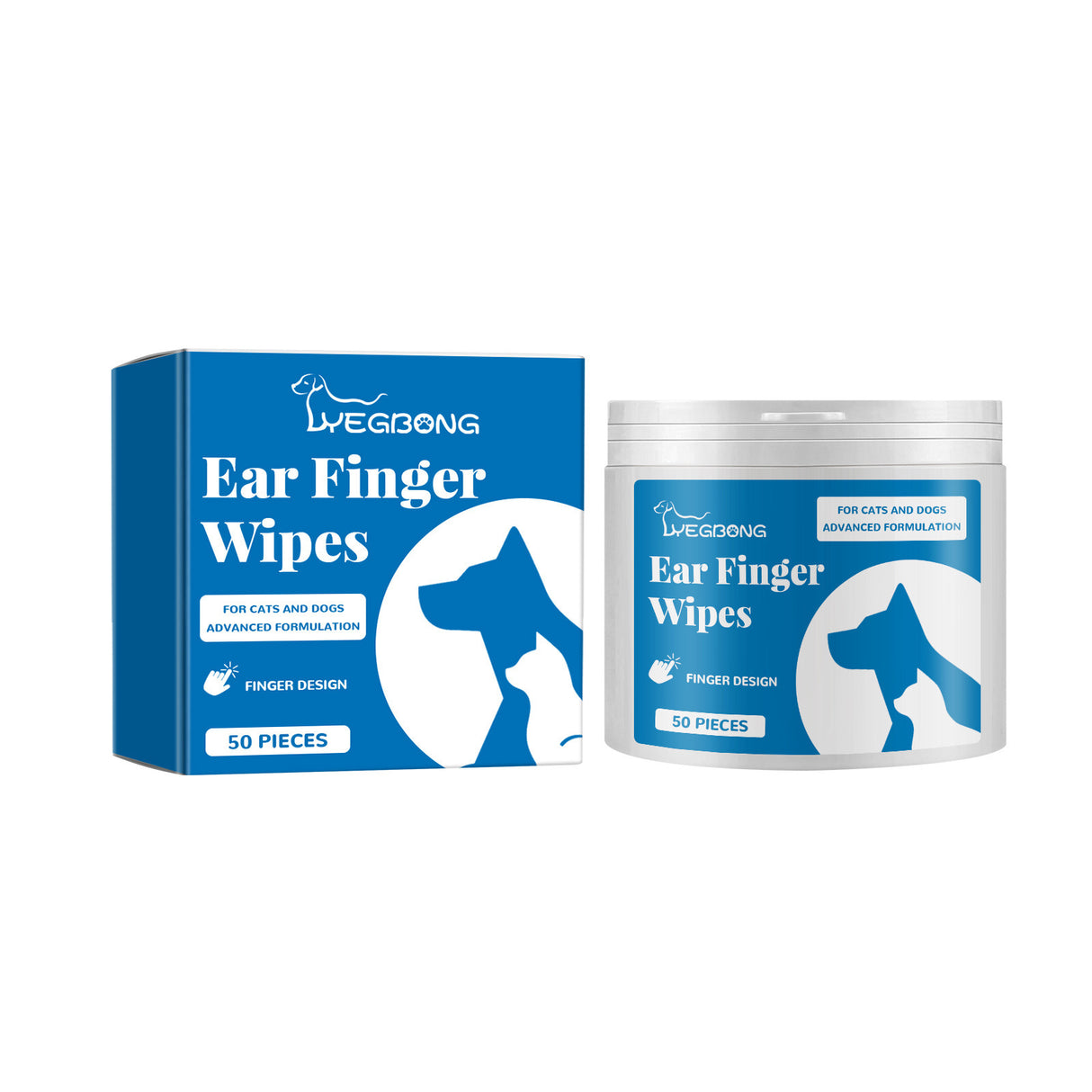 Pet Finger Wipes, Ear Care Finger Cover Ear Wax Ear Mite Cleaning Care - V.I.P Digital Presence