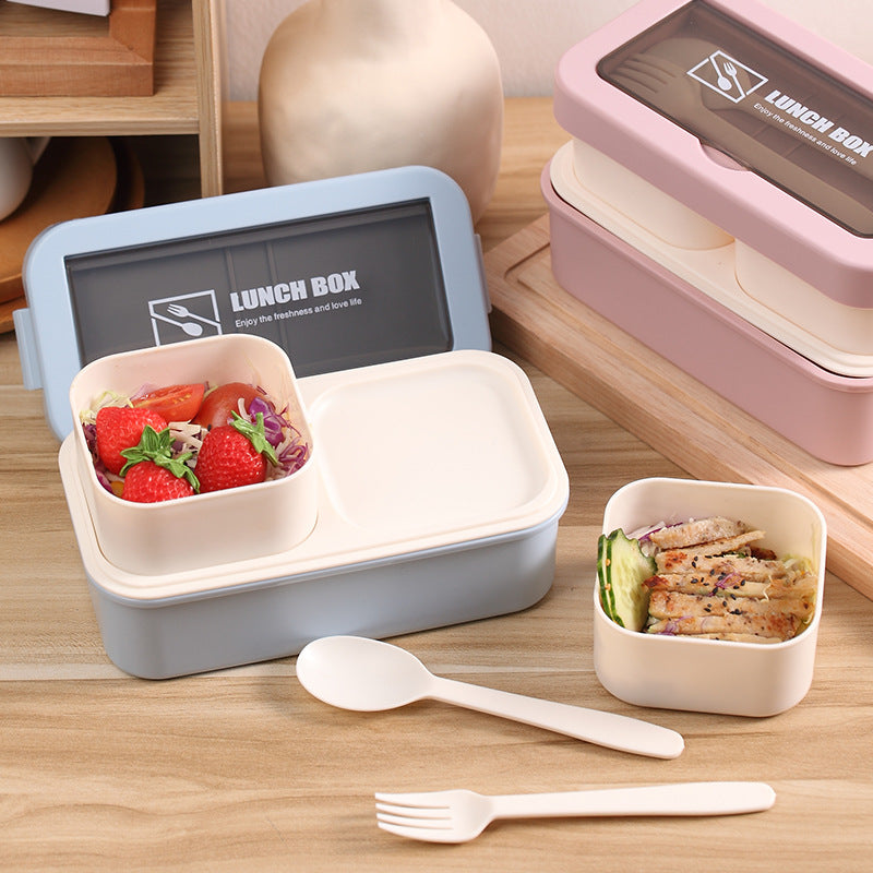 Stylish and simple microwaveable double-layered lunch box for storing lunch boxes - V.I.P Digital Presence