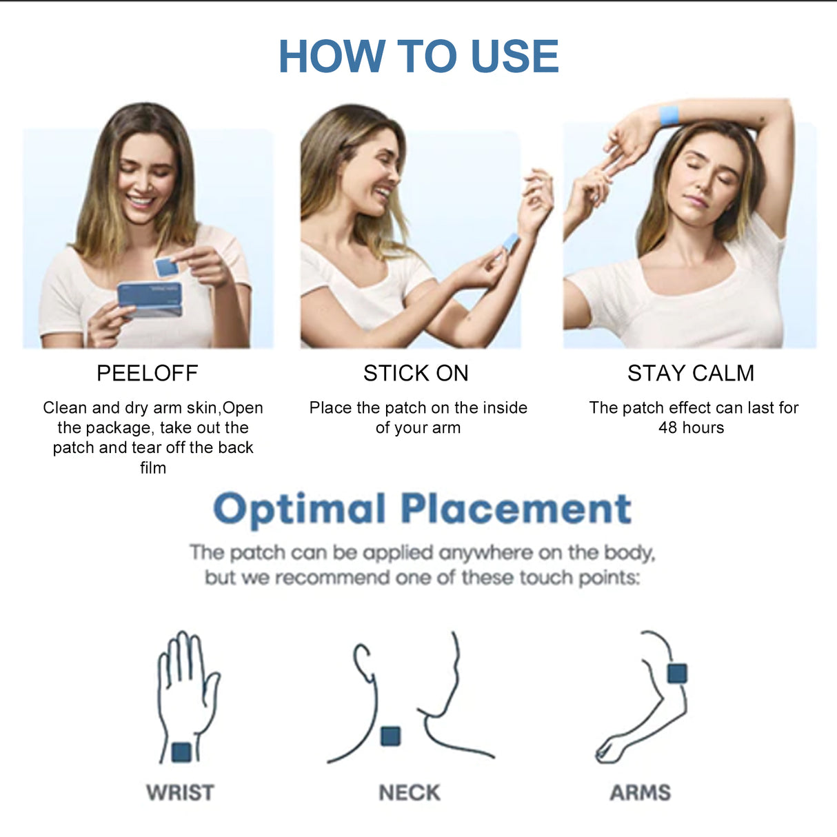 Bio-Frequency Patch, Relieve Physical Stress Relax Mind And Body Sleep Peacefully Care Patch - V.I.P Digital Presence