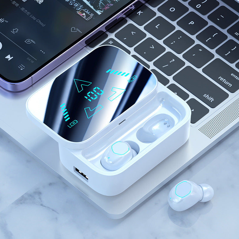 M48 Bluetooth earphones with ultra long battery life, high battery capacity, in ear digital display screen, rechargeable earphones 5.3 - V.I.P Digital Presence