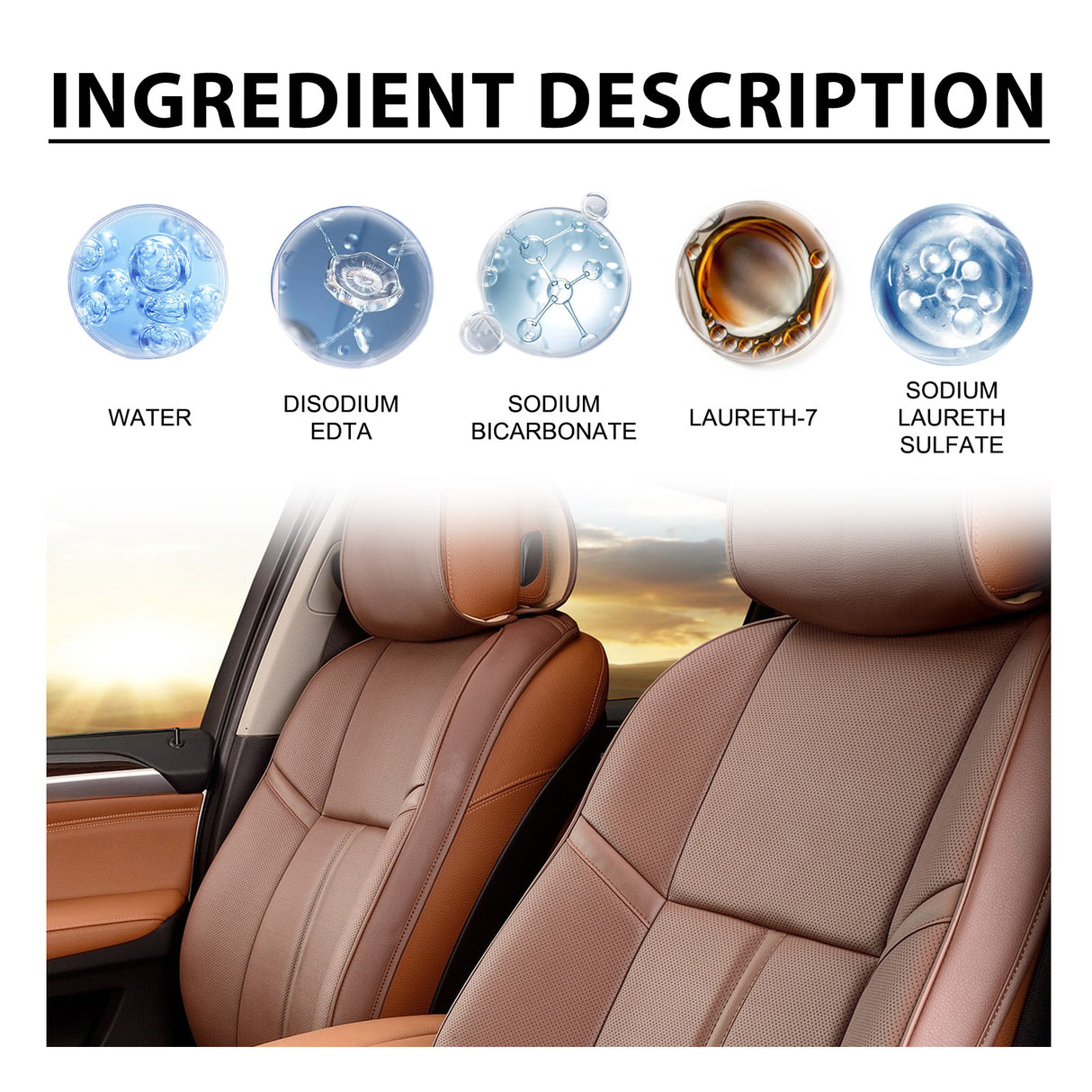 Automotive Leather Polish, Car Interior Leather Seat Leather Maintenance Refurbishment Decontamination Cleaning Agent - V.I.P Digital Presence