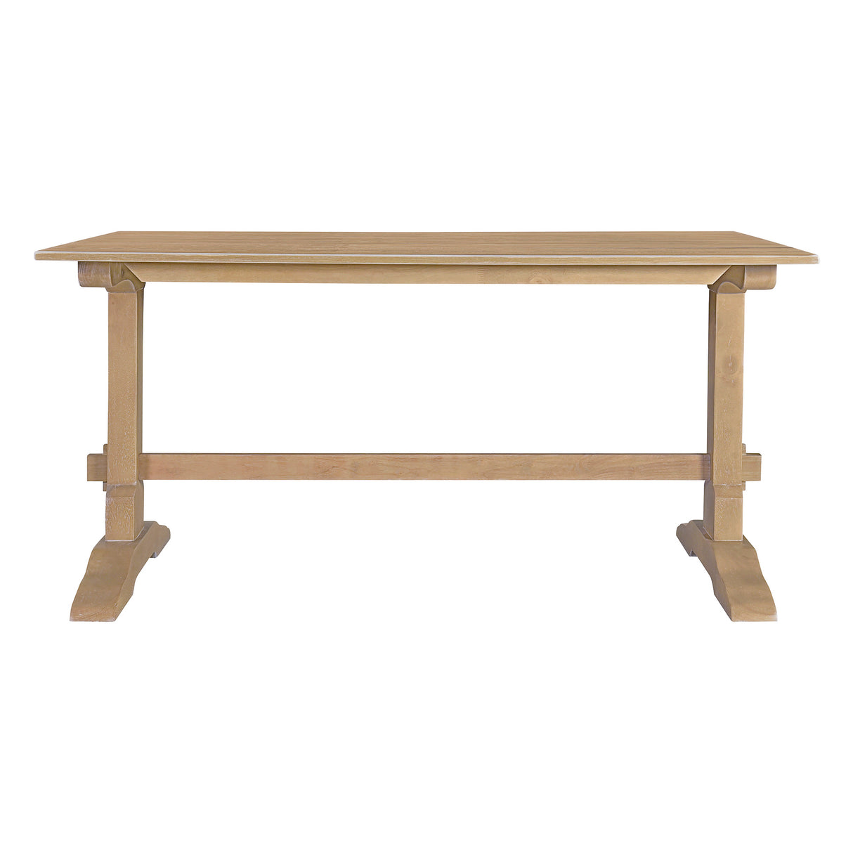 TREXM 3-piece retro dining table, rectangular stand table, and 2 4-person wooden stools (made of natural wood) - V.I.P Digital Presence