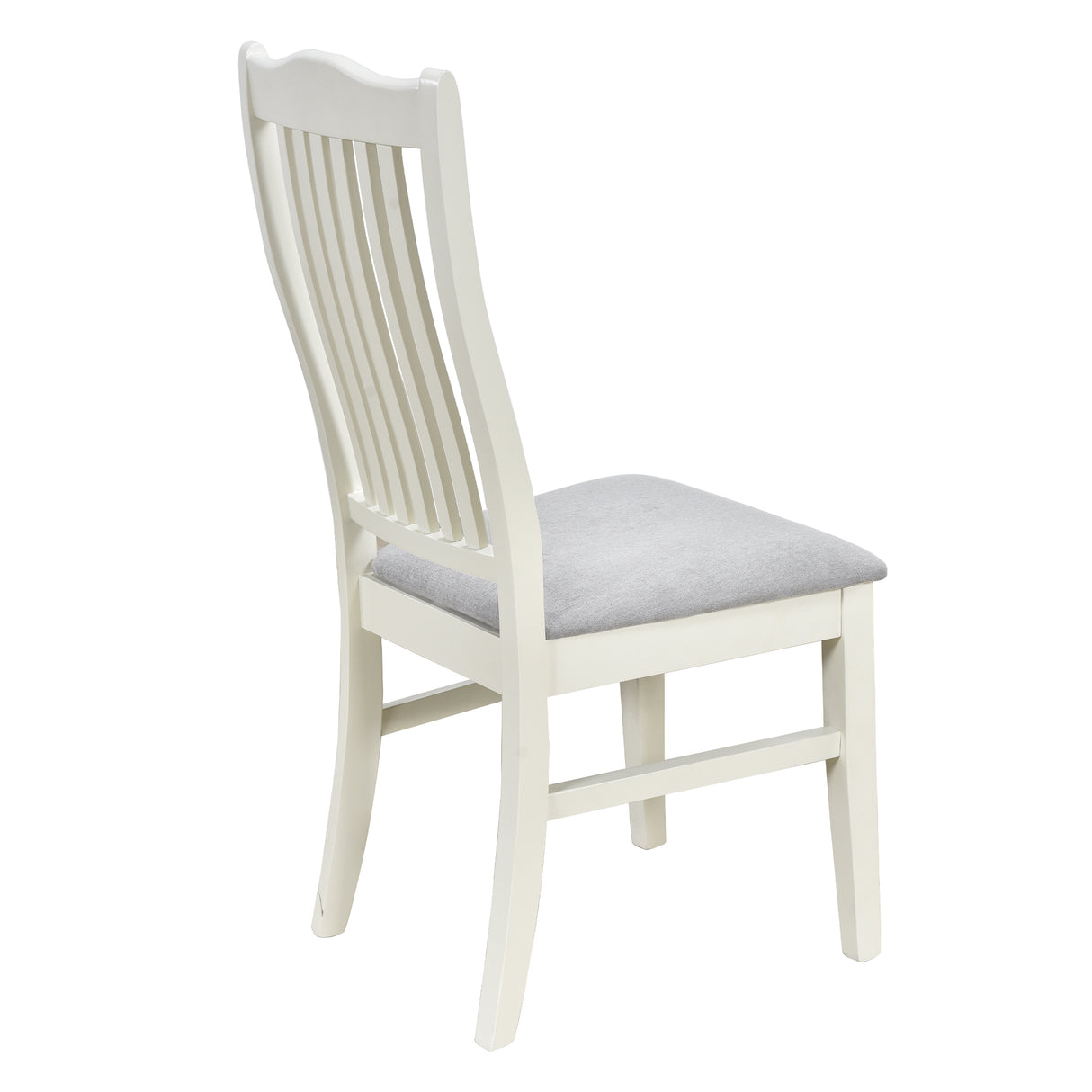 TOPMAX Mid-Century 6-Piece Wood Dining Table Set, Kitchen Table Set with Drawer Upholstered Chairs and Bench Butter Milk