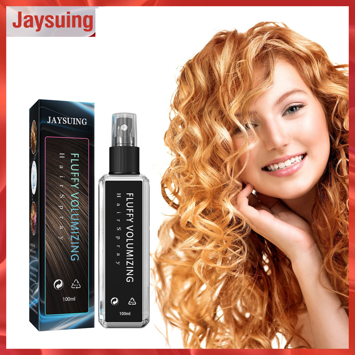 Hair Styling Spray Moisturizing Styling Fragrance Lasting Curly Hair Styling Dry Gel Hairspray Hair Fluffy Gel Water 100ml - V.I.P Digital Presence