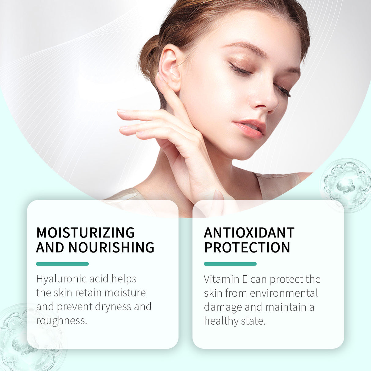 Facial Moisturizer Moisturizes Tender And Smooth Skin, Lightens Fine Lines, Brightens Skin Tone And Improves Skin Quality