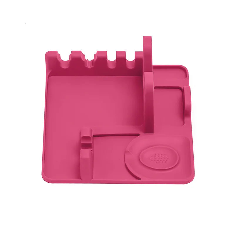 Silicone Pot Lid Rack, Kitchen Storage Rack, Pot Lid, Soup Spoon Pad, Seated Spatula Rack, Household Storage Rack - V.I.P Digital Presence