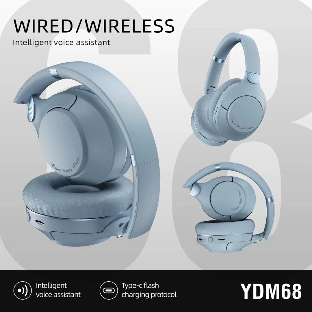 YDM68 new wireless Bluetooth headset with heavy bass gaming headset - V.I.P Digital Presence