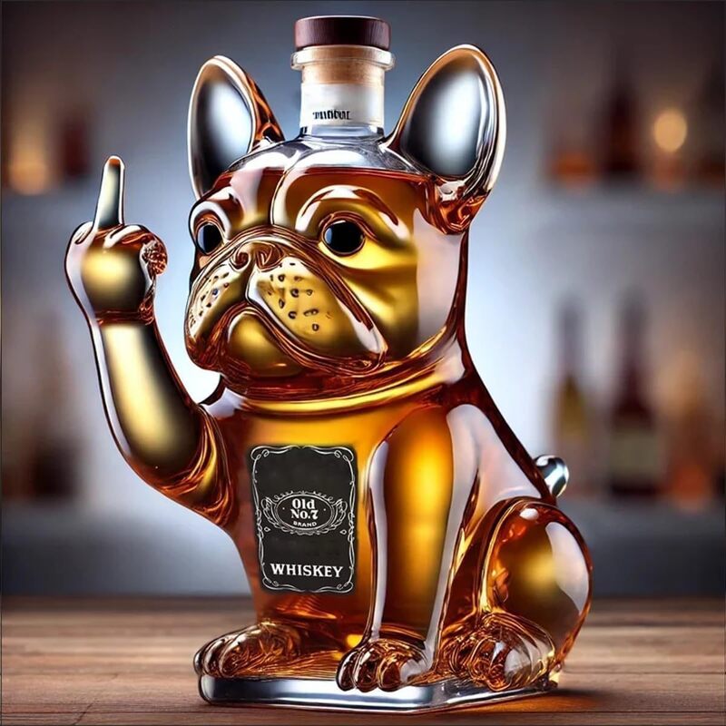 10Oz Funny Middle Finger Duck/Turtle/Dog Whisky Glass Decanter – Bar/Office/Home Decor. - V.I.P Digital Presence
