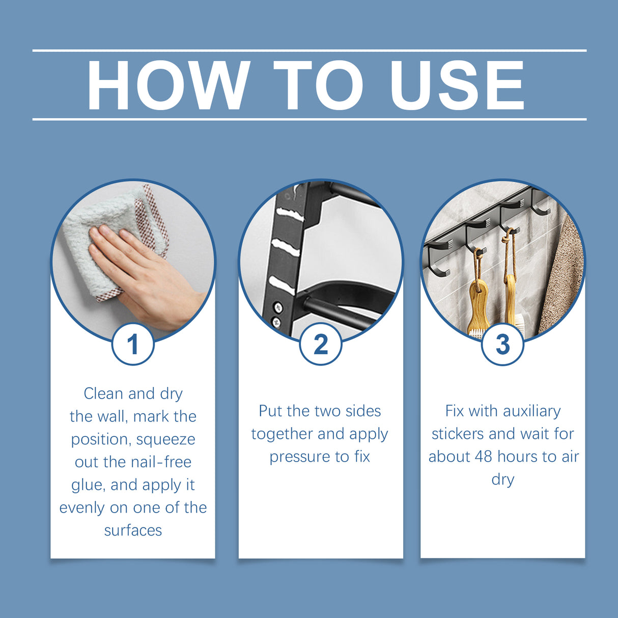 Nail Free Adhesive Home Wood Metal Ceramic Plastic Daily Home Durable Stable Nail Free Adhesive - V.I.P Digital Presence