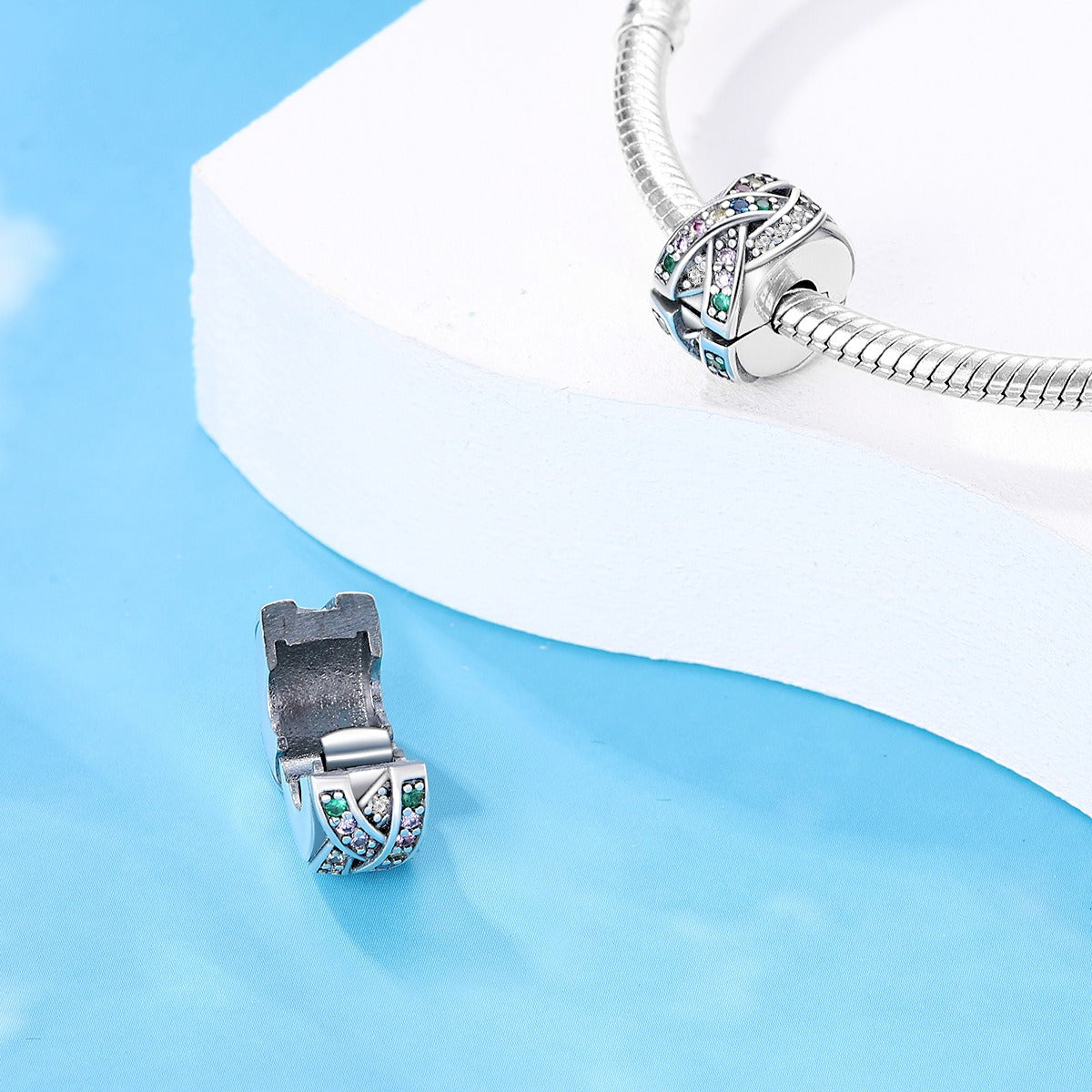 DIY Bead Accessories Safety Colored Stone Butterfly Star Buckle Fixing Clip - V.I.P Digital Presence