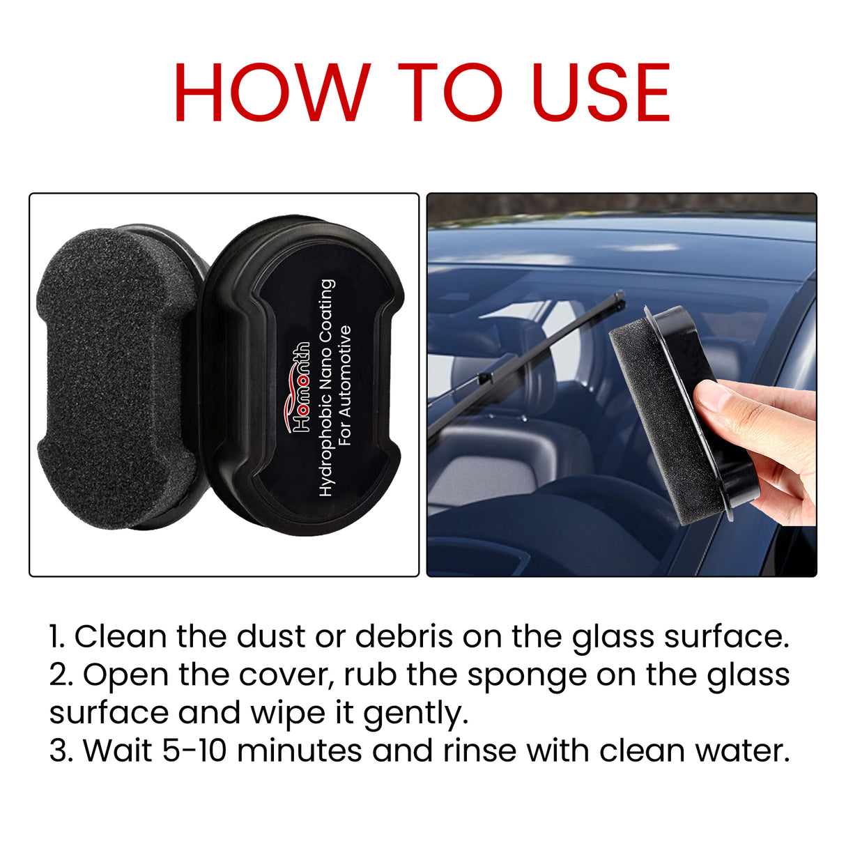 Sponge For Car Glass Hydrophobic Snow Defroster For Car Portable Deicing Cleaning Sponge - V.I.P Digital Presence