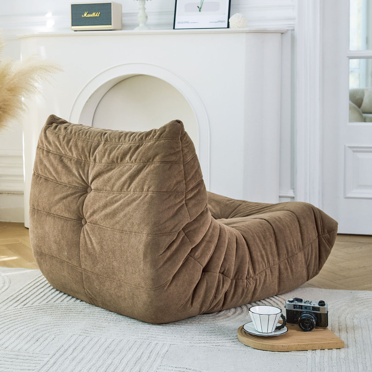 Floor sofa Bean Bag Chair for Adults Fireside Bean Bag Lounger Memory Foam Chair for Home, office, Apartment or Gaming Venue - V.I.P Digital Presence