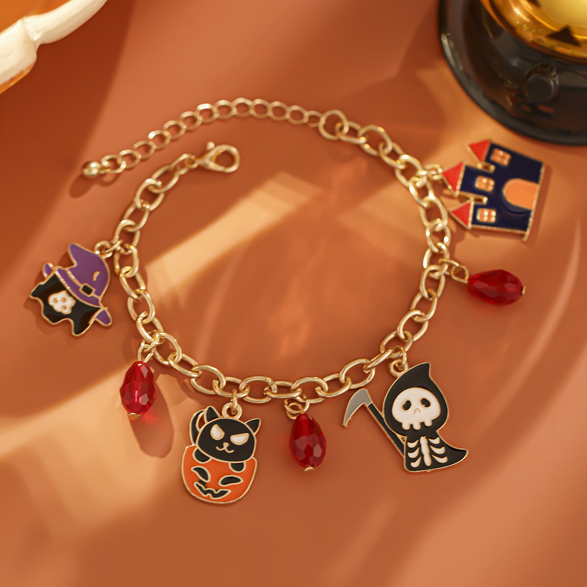Halloween Party Ghost Bracelet Trendy Girl Pumpkin Festival Alloy Pendant Handmade Girl - V.I.P Digital Presence