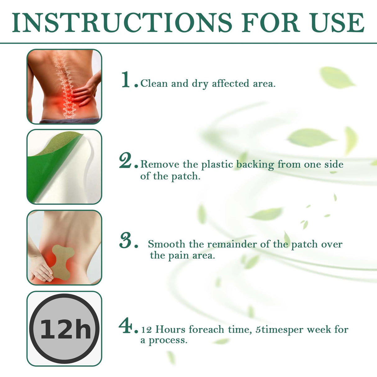 Lumbar Vertebra Plaster, Relieve Lumbar Stiffness, Swelling And Pain Lumbar Disc Protruding Muscles And Bones Care Patch - V.I.P Digital Presence