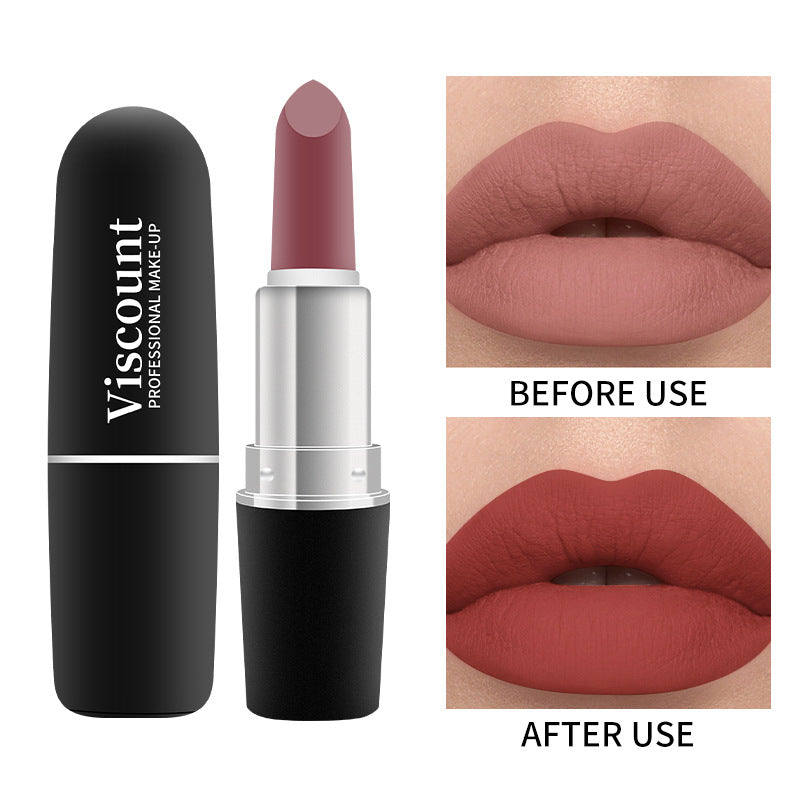 New Frosted Bullet Fog Matte White Lipstick Small Pepper 12 Color Moisturizing Lipstick - V.I.P Digital Presence