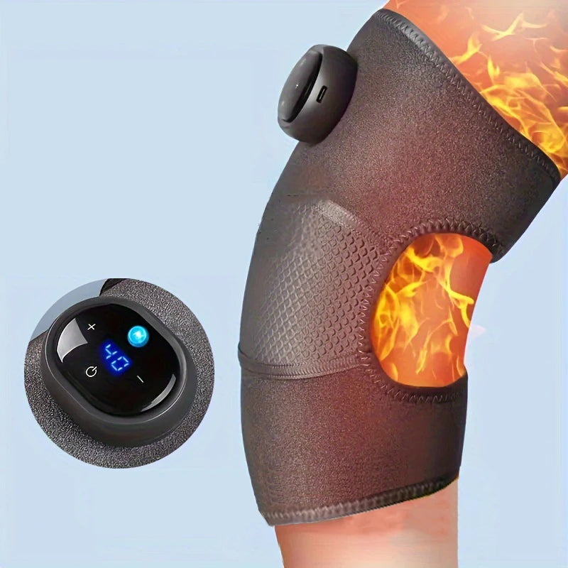 Electric heating knee pad self heating knee massager for keeping warm and treating pain in the knee joints of elderly cold legs - V.I.P Digital Presence