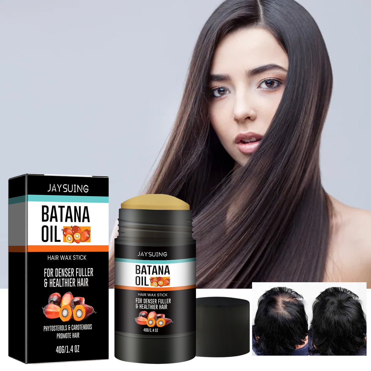 Batana Hair Wax Stick Shape Lasting Styling Broken Hair Care Fluffy Natural Gloss Hair Wax Stick - V.I.P Digital Presence