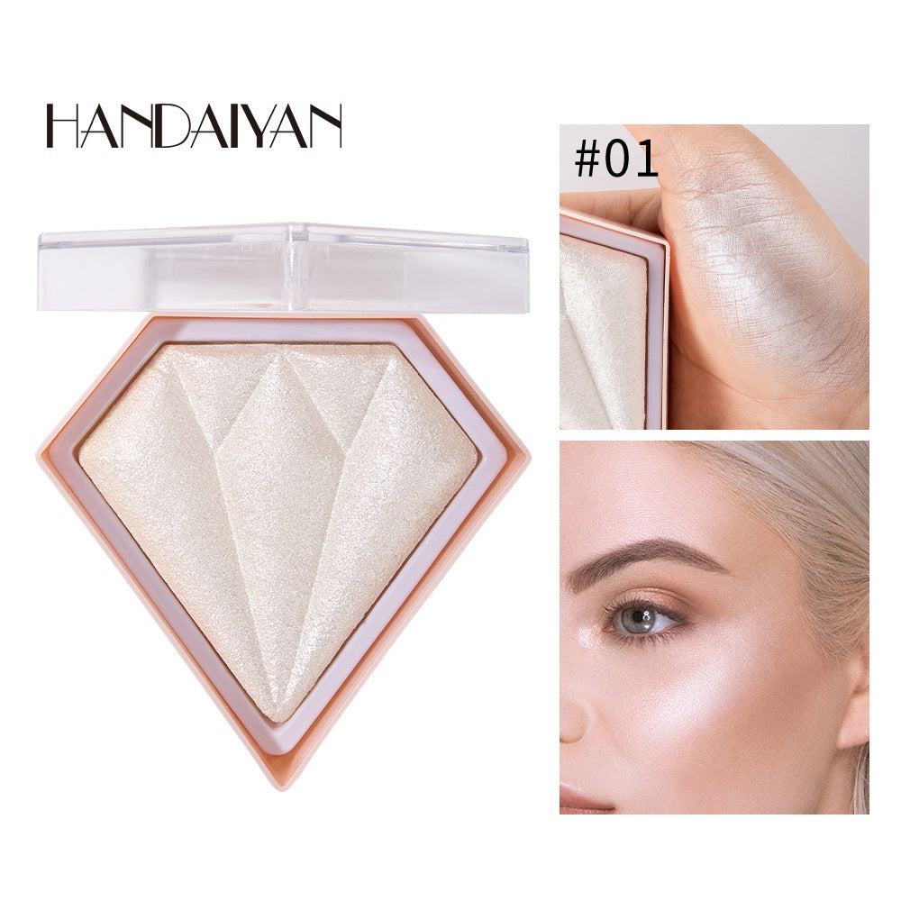 Diamond Highlighter Powder Brighten Skin Tone Repair Glitter Powder Nose Shadow Modification Stereo Brightening - V.I.P Digital Presence