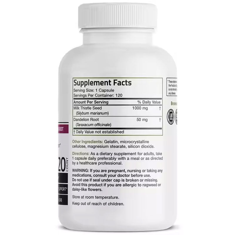 120 capsules of milk thistle grass dandelion root liver supplement - V.I.P Digital Presence