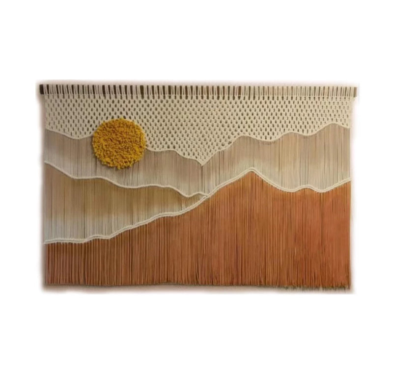 Hand dyed landscape tapestries decorative paintings woven pendants wall carpets - V.I.P Digital Presence