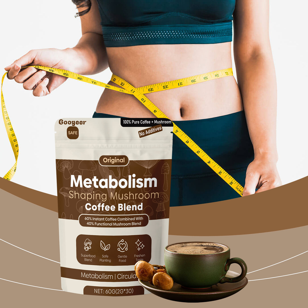Metabolism Shaping Mushroom Coffee Blend - V.I.P Digital Presence