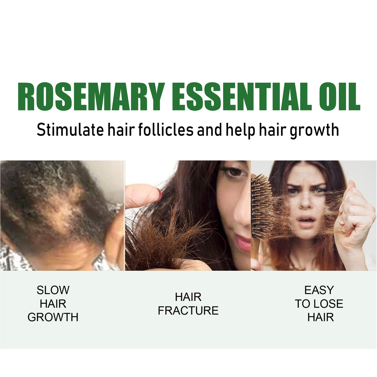 Rosemary Essential Oil, Anti-Hair Loss Refreshing, Nourishing, Smooth Hair Thick Hair And Scalp Care Essential Oil - V.I.P Digital Presence