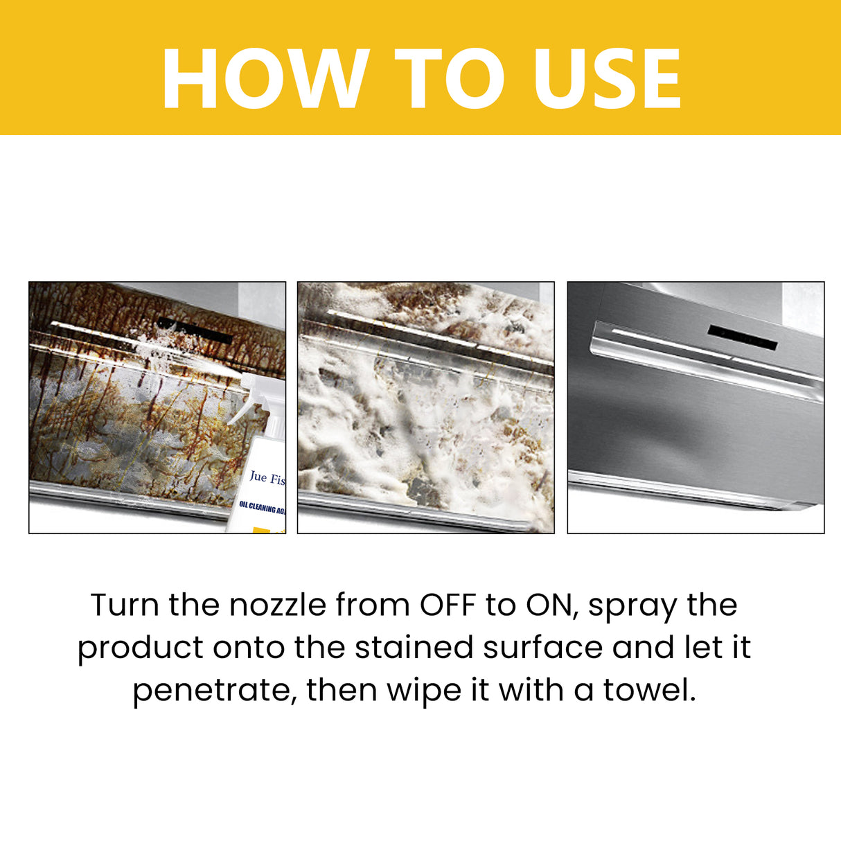 Oil Cleaning Agent, Kitchen Heavy Oil Cleaning Range Hood Oil Household Cleaning Decontamination Clean - V.I.P Digital Presence