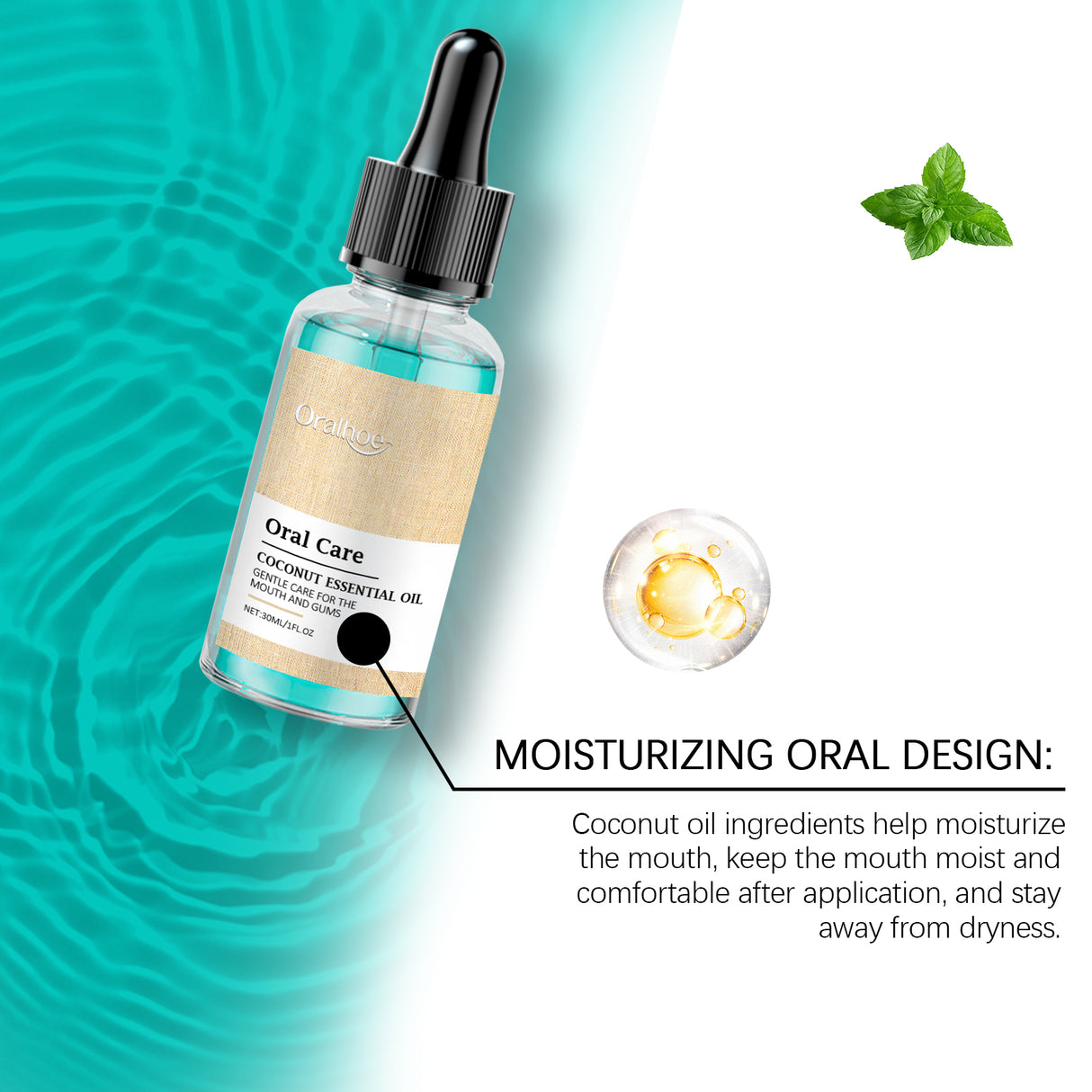 Oral Coconut Mouthwash Gently Protects Gums, Cleans Mouth Stains And Freshens Breath - V.I.P Digital Presence