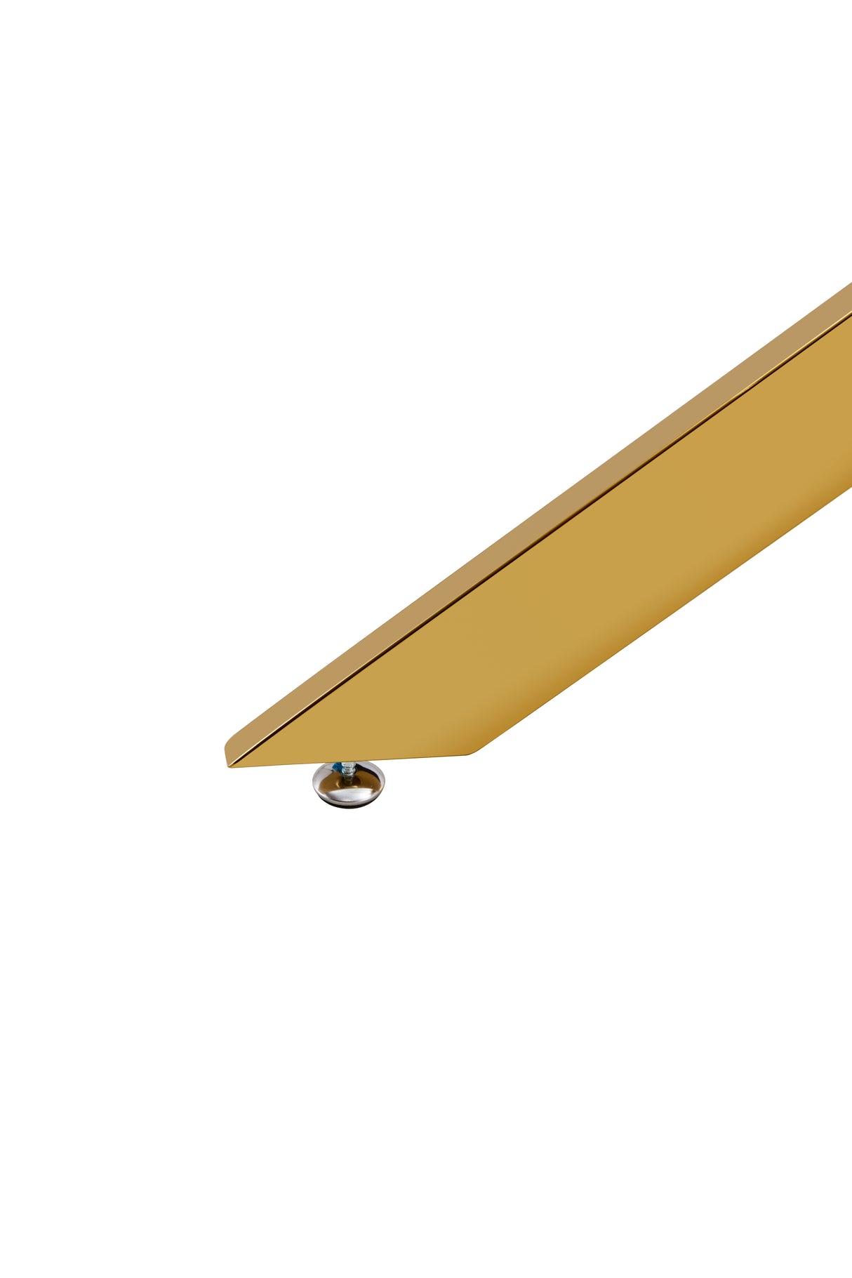 BL-16080-CLEAR GLASS-GOLD TABLE CLEAR GLASS TOP - V.I.P Digital Presence