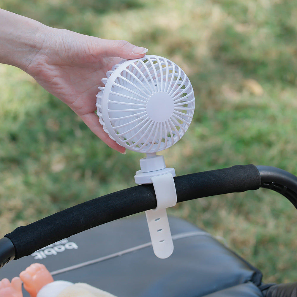 Stroller Fan Portable Small Children's Fan Student Dormitory USB Wrist Fan
