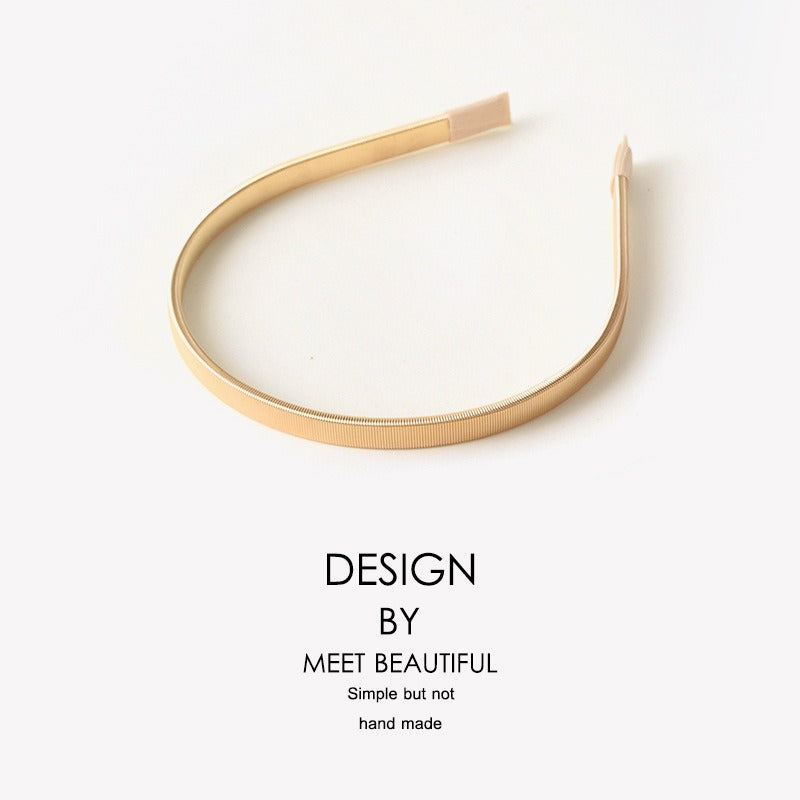 Minimalist metal spring hair clip fine hairpin head clip - V.I.P Digital Presence