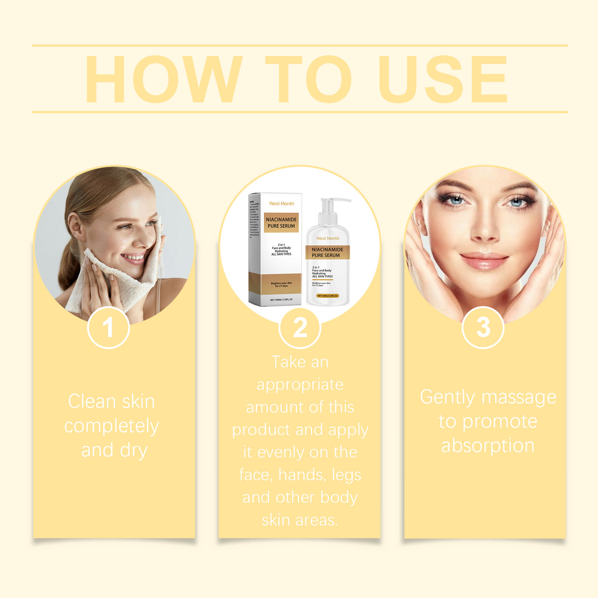 Niacinamide Essence, Hydrating, Moisturizing, Brightening, Nourishing Facial Skin And Moisturizing Skin Care Essence