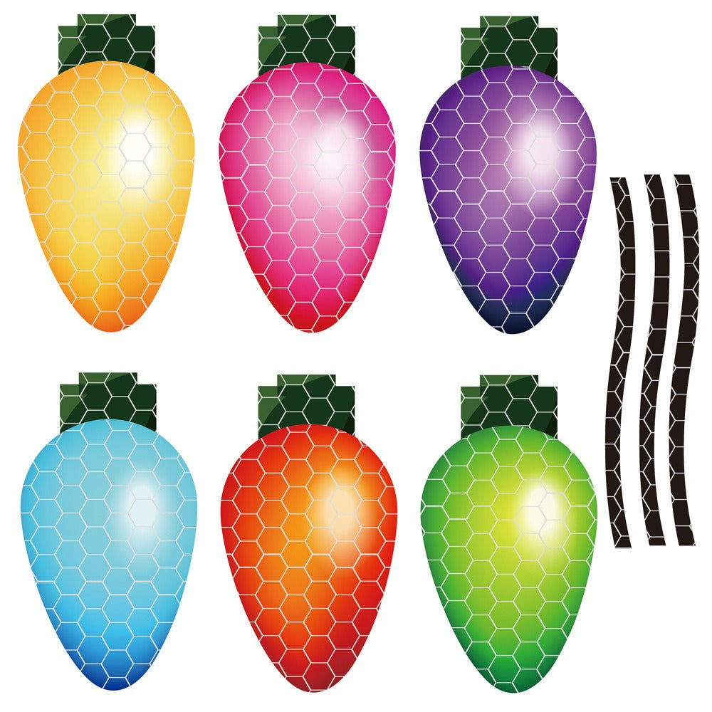 Reflective honeycomb lattice soft magnetic car sticker Easter Easter egg rabbit Santa Claus - V.I.P Digital Presence