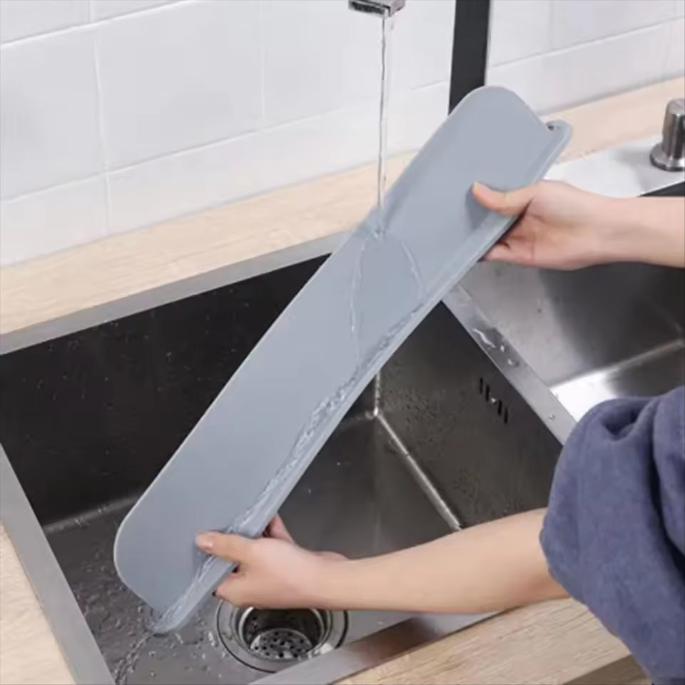 Thick sink water blocking plate kitchen splash proof faucet bathroom sink suction cup - V.I.P Digital Presence