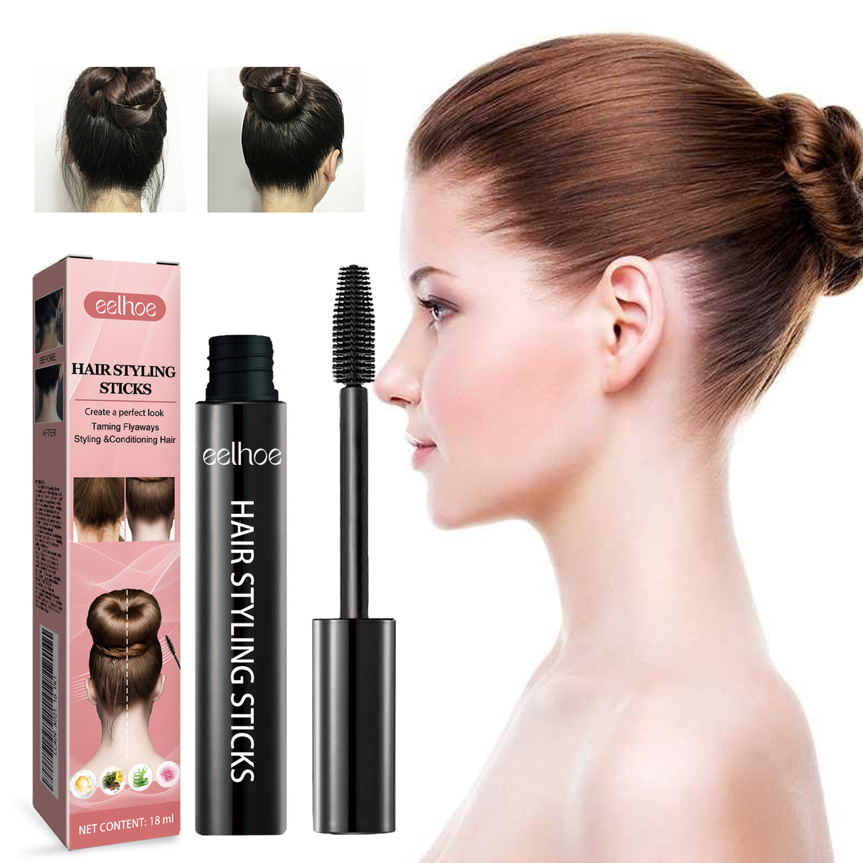 Hair Styling Sticks, Smooth Frizzy Natural Non-Greasy Hair Permanent Styling Broken Hair Finishing Cream - V.I.P Digital Presence