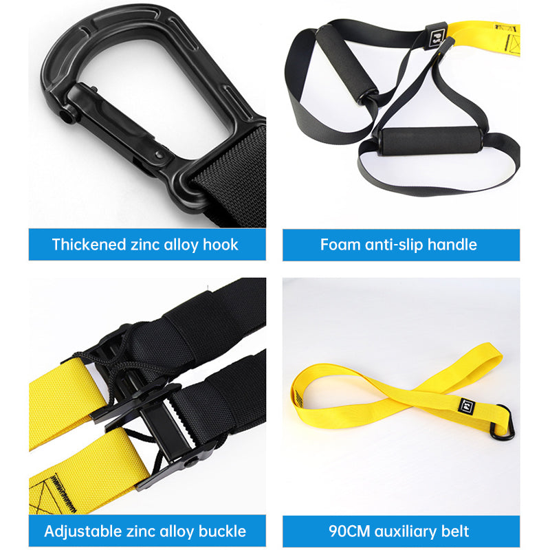 Suspension Training Strap - Adjustable, Wall Mount, Professional (TRX-style) - V.I.P Digital Presence