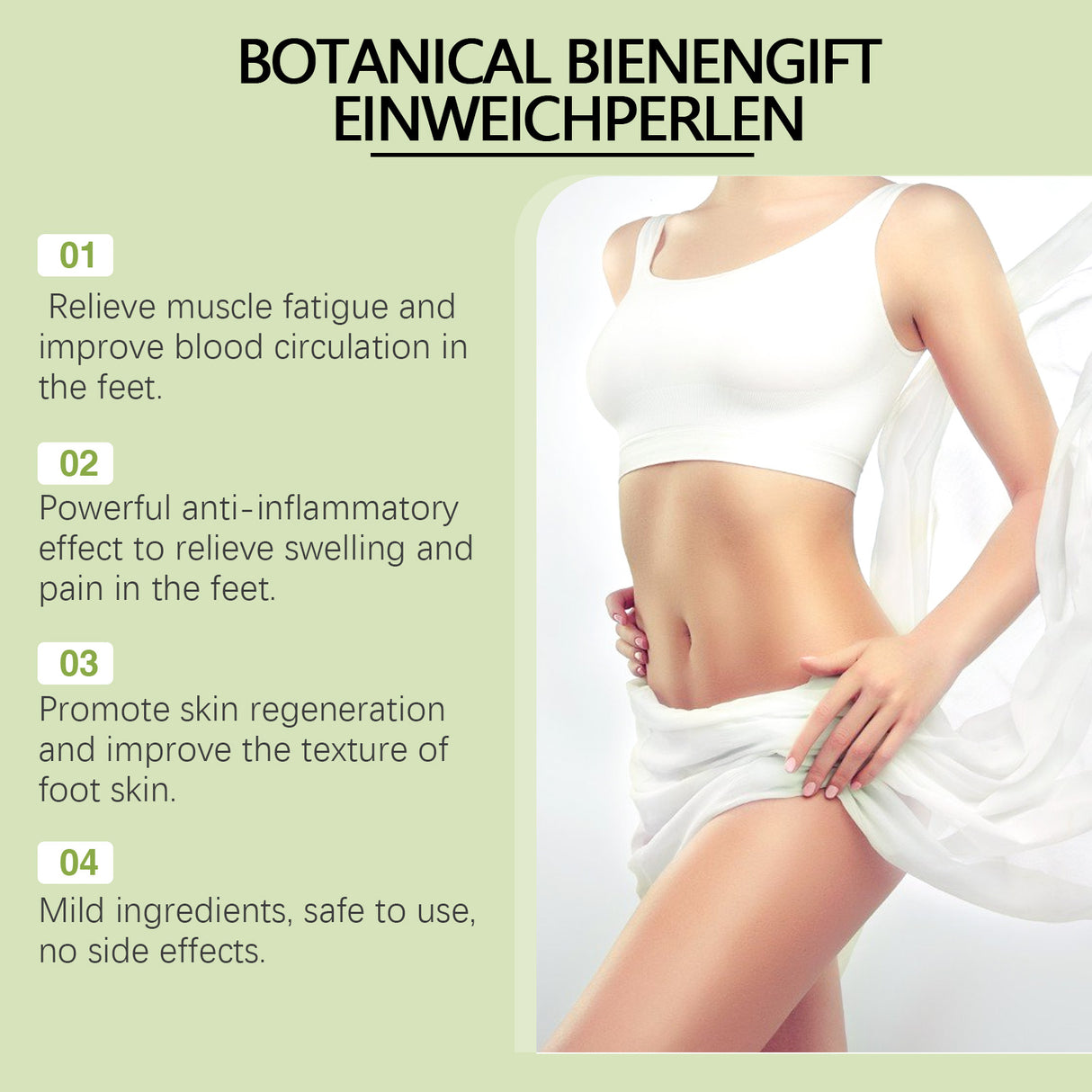 Bee Venom Foot Foam Beads Slimming Body Firming Body Relaxing Moisturizing Clean Foot Foam Beads - V.I.P Digital Presence