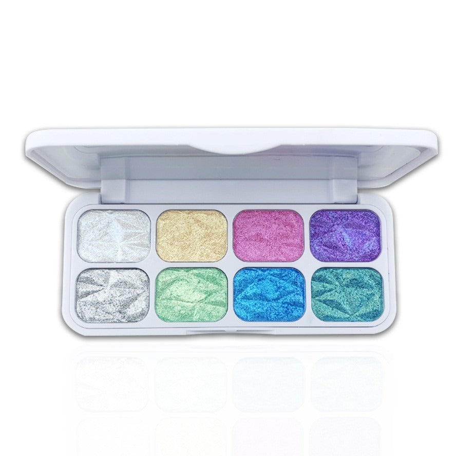 Macaron Chameleon 8 colors Eye Shadow Plate Eyes Makeup High Pigmented Matte Shimmer Eyeshadow - V.I.P Digital Presence