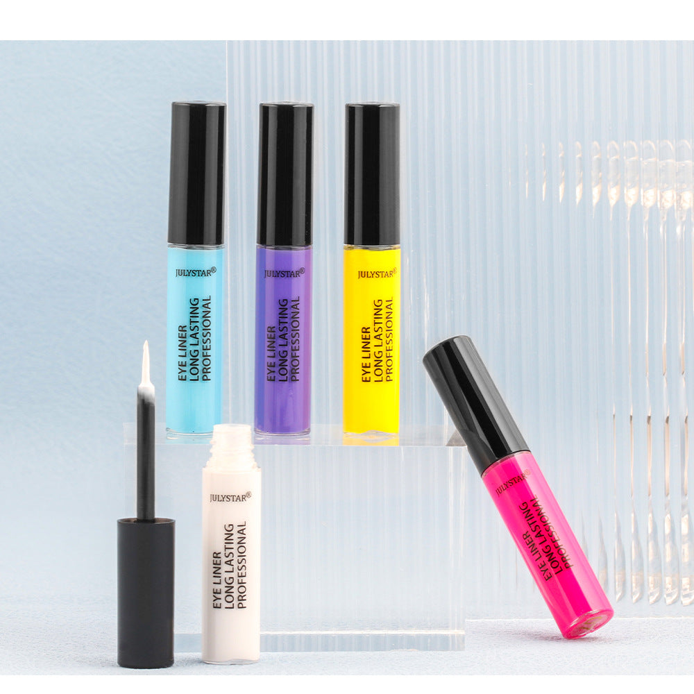 Colorful Stain Free Liquid Eyeliner Set Waterproof Oil Proof Eyeliner Liquid Pen White Eyeliner - V.I.P Digital Presence