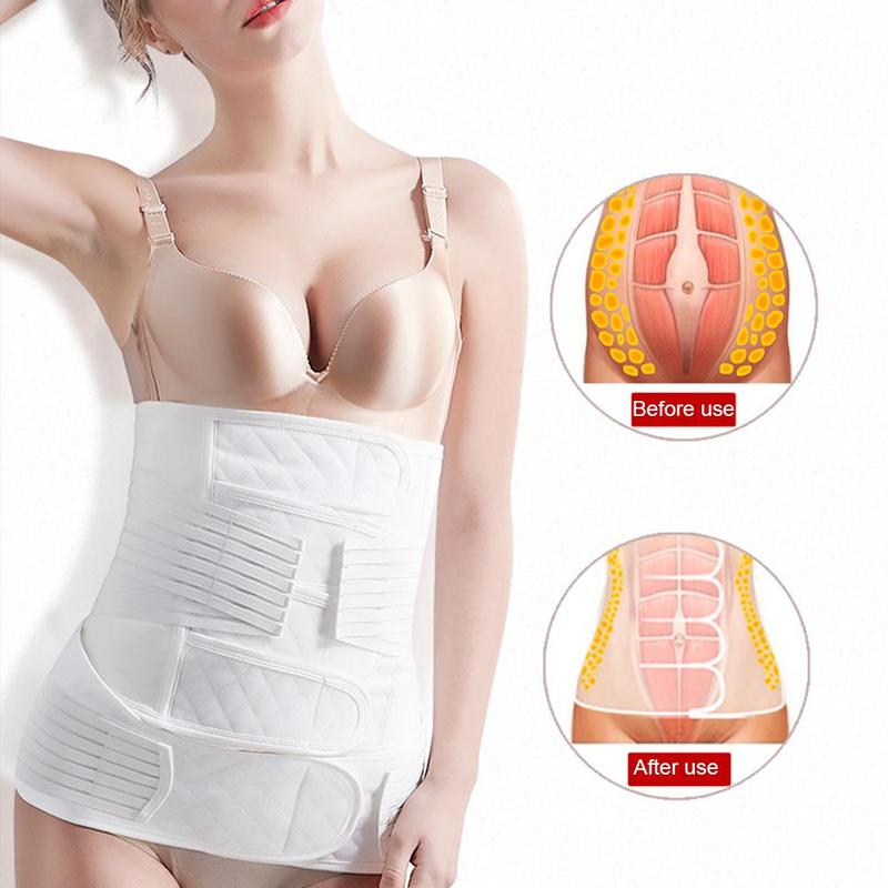 2pcs/set Four Ear Gauze Abdomen Belt Postpartum Corset Belt Maternal Caesarean Section To Produce Enhanced Body Shaping Belt - V.I.P Digital Presence
