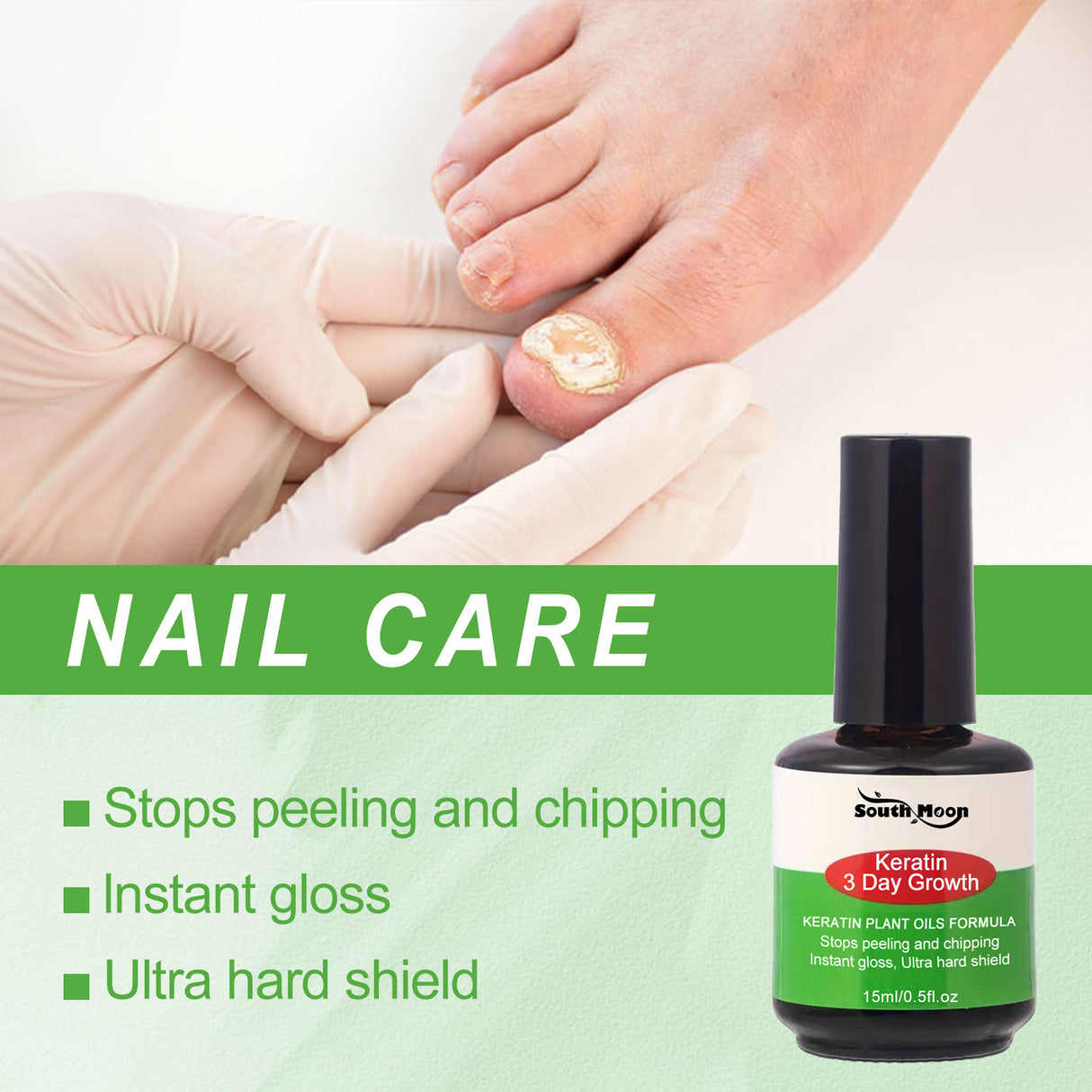 Keratin Nail Growth Oil, Gray Nail Repair Softens Nails, Remove Thickens Nails, Brightens And Nourishes Nails Liquid - V.I.P Digital Presence